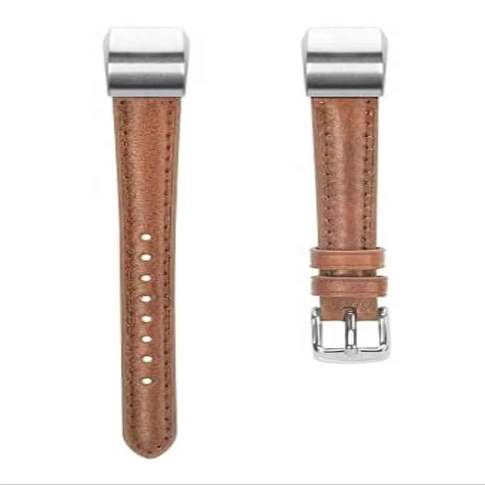 Fitbit Alta replacement leather strap - Light brown