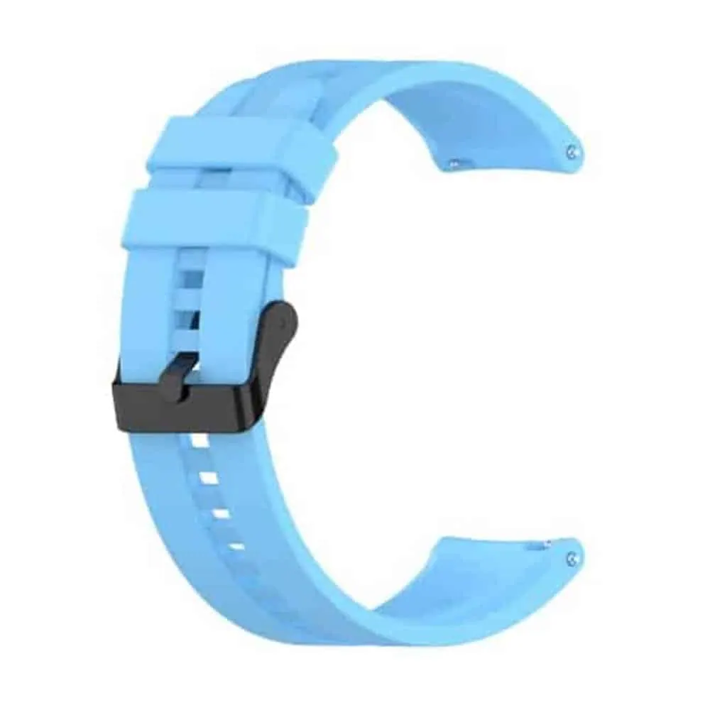 22mm Quick Release Silicone Strap - Light Blue, 1 Pack
