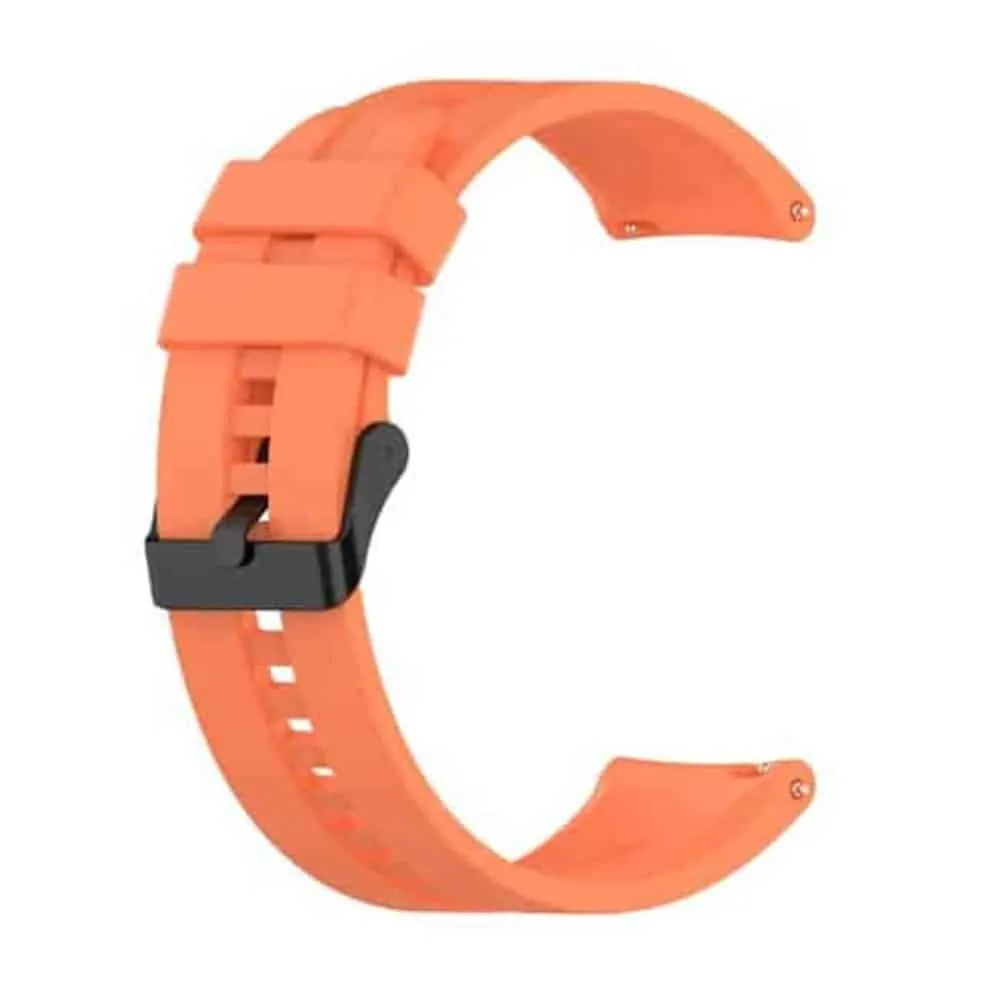 22mm Quick Release Silicone Strap - Orange, 1 Pack