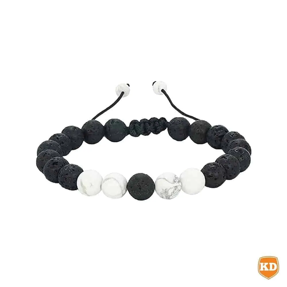 Essential Oil Diffuser Lava Stone Bead Bracelet - Calm