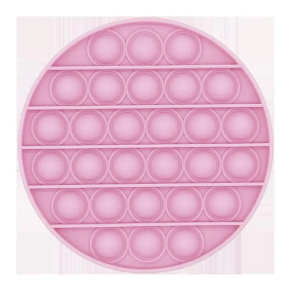 Sensory Stress-Relief Fidget Silicone Bubble Pop Toy/Game - Pink