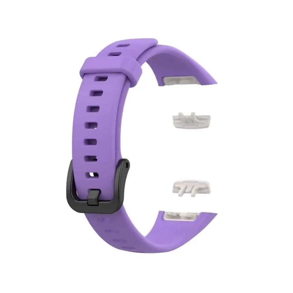 Replacement Silicone Strap for Huawei Band 6/Honor Band 6 - Purple