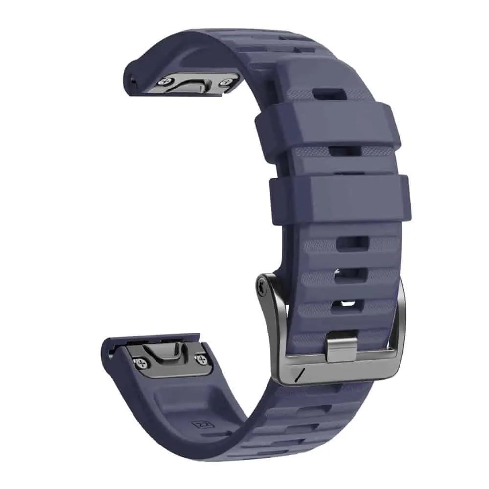 26mm EasyFit Silicone Straps for Garmin - Navy, 1 Pack