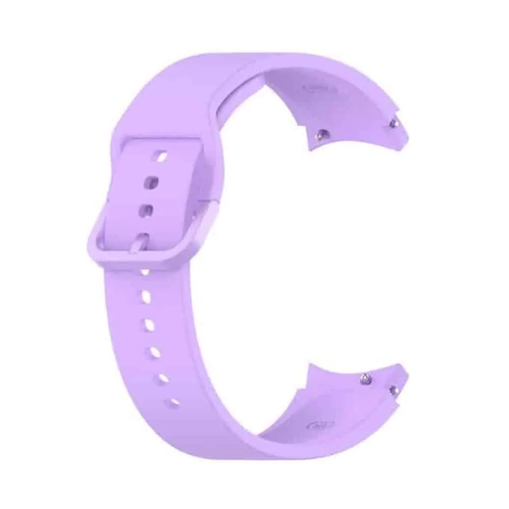 20mm Silicone Strap for Samsung Galaxy Watch 4/ 5/ 6 - Lilac - L