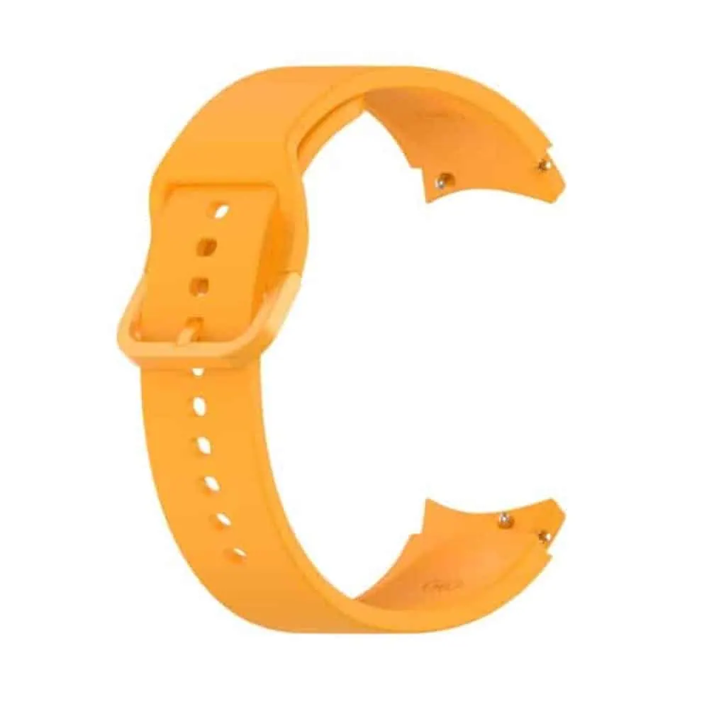 Silicone Strap for Samsung galaxy watch 4 M/L- Mustard