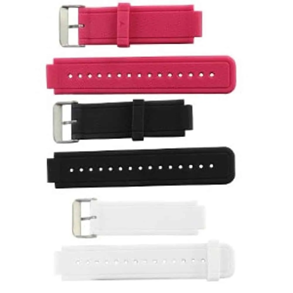 20mm PinFit Silicone Strap - 3 Pack Combo