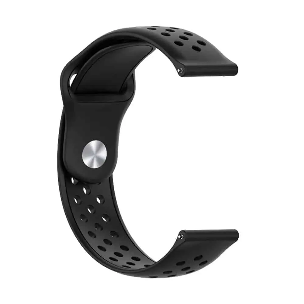 Silicone Strap for 38/40/41mm Apple Watch (S/M) - Black