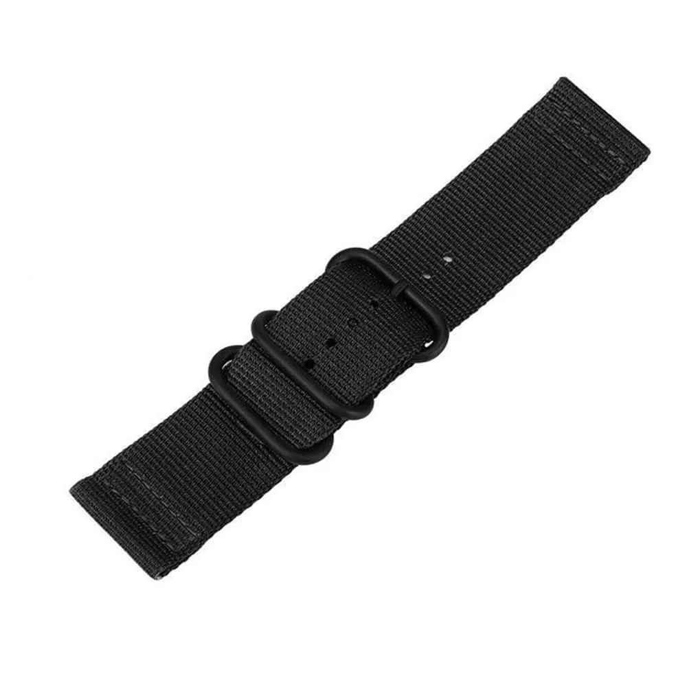 22mm PinFit Nylon Strap - Black