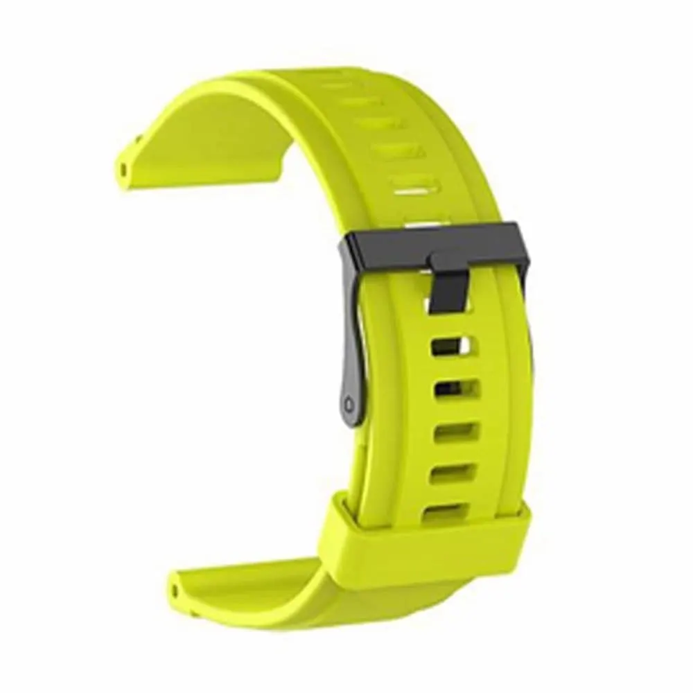 24mm Silicone Strap for Suunto Traverse & Ambit 1 / 2 / 3 - Yellow