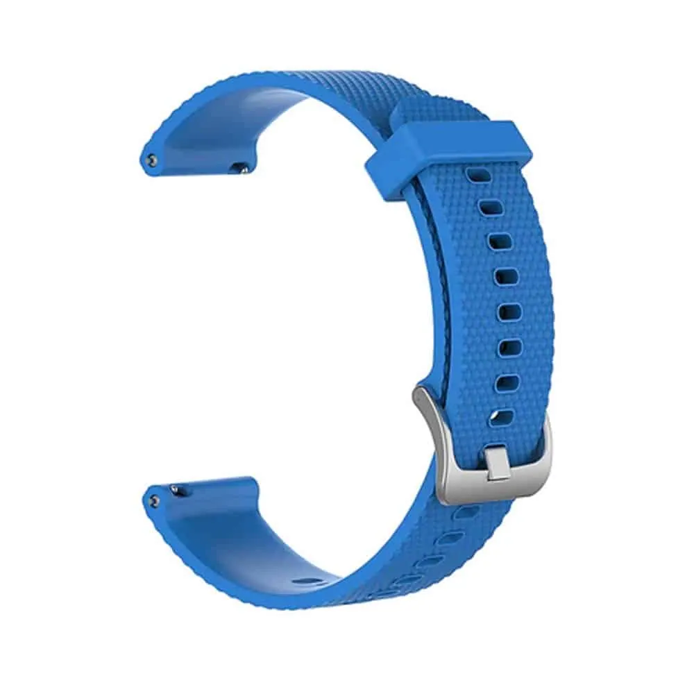 20mm Quick Release Silicone Strap - Blue