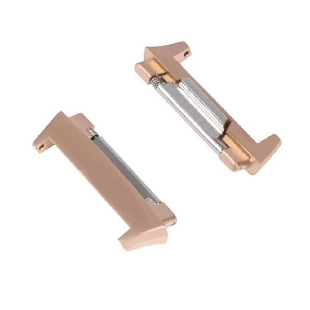 Fitbit Ionic strap stainless-steel adapter connectors - Rose gold