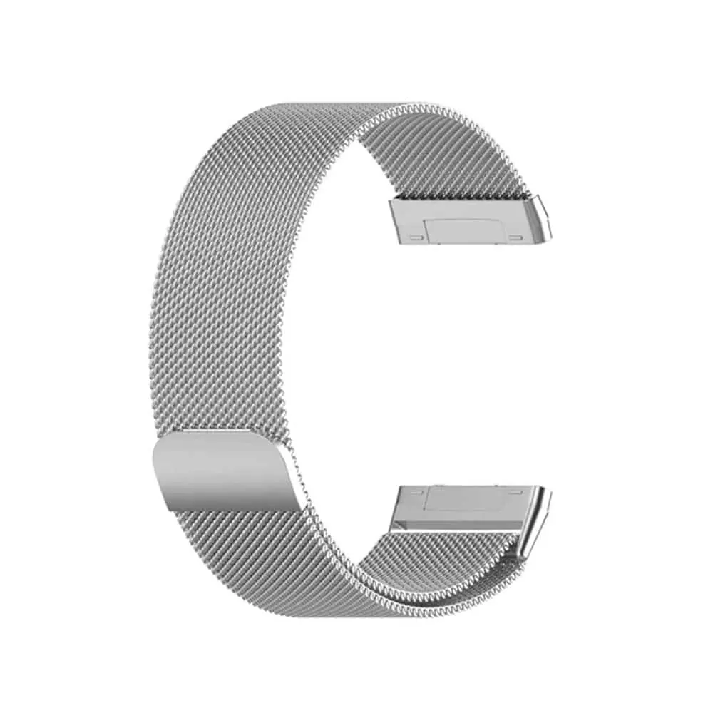 Fitbit Versa 3/Sense Milanese strap - Silver