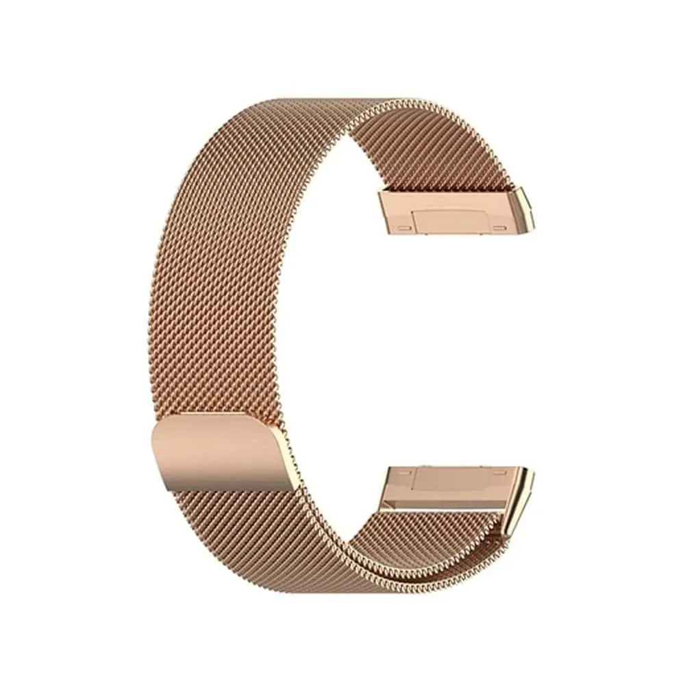 Fitbit Versa 3/Sense Milanese strap - Rose gold
