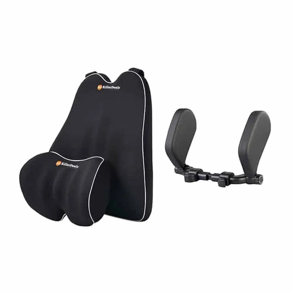 Memory Foam Neck/Lower Back & Neck Support Cushion Combo