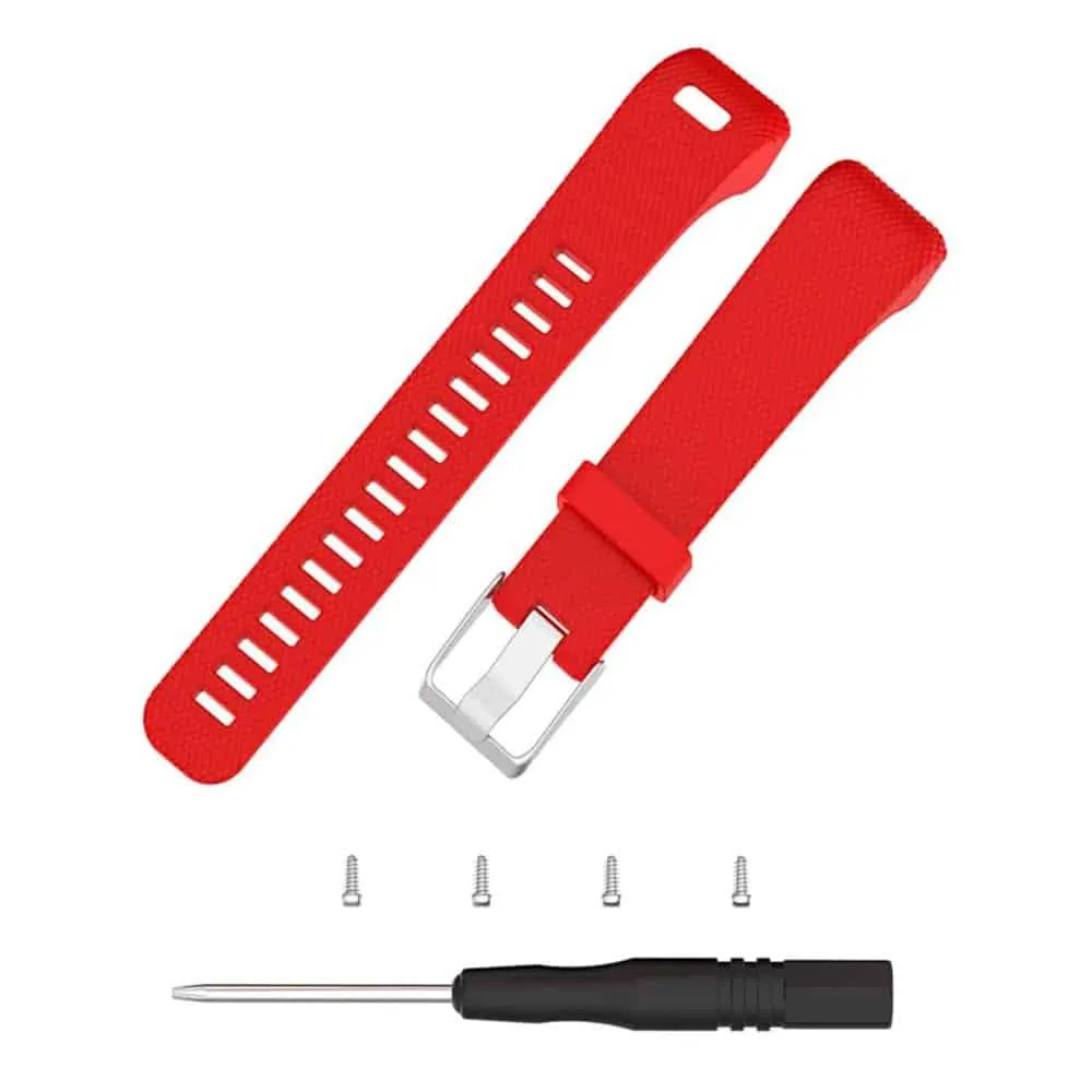 Garmin Vivosmart HR Plus silicone strap - Red