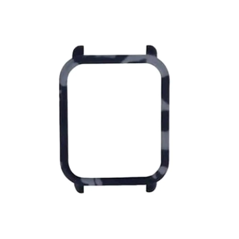 Amazfit BIP/Lite silicone strap + protective case + film - Camo blue