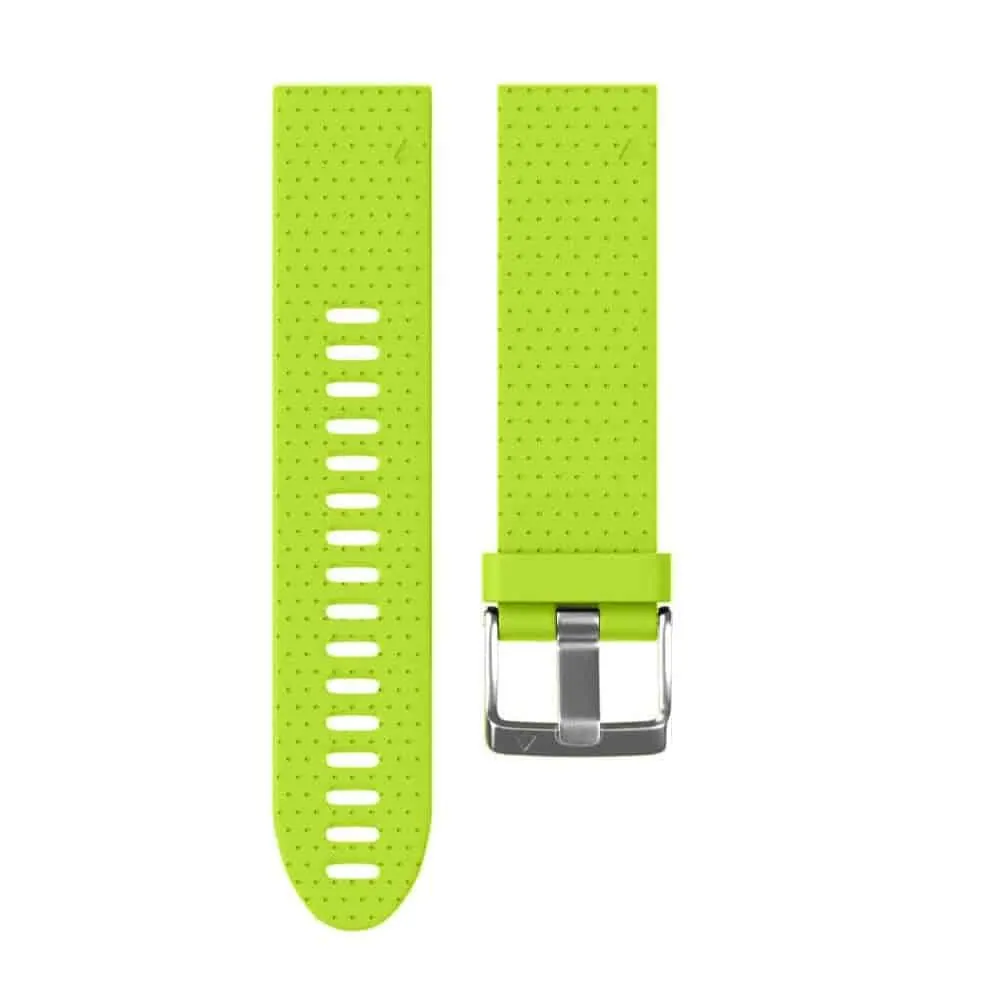 20mm EasyFit Silicone Strap for Garmin - Green