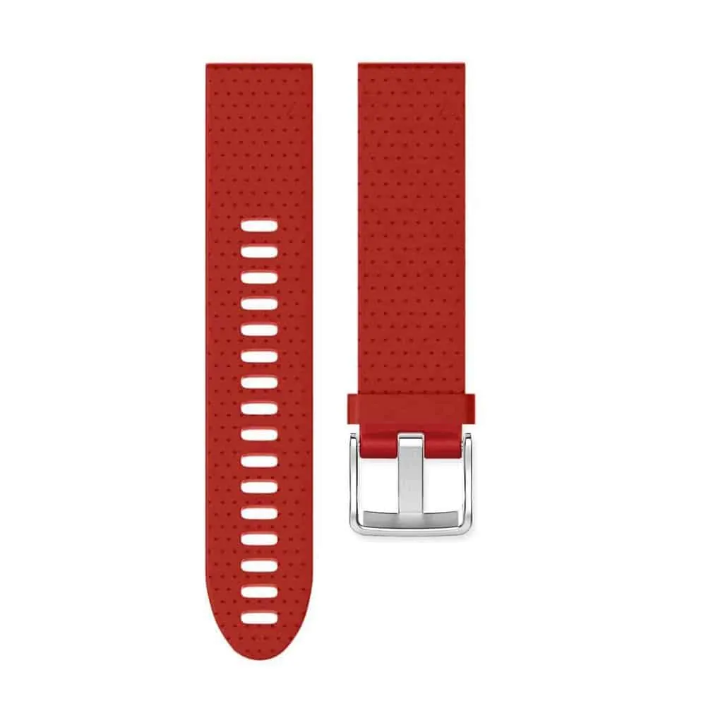 20mm EasyFit Silicone Strap for Garmin - Red