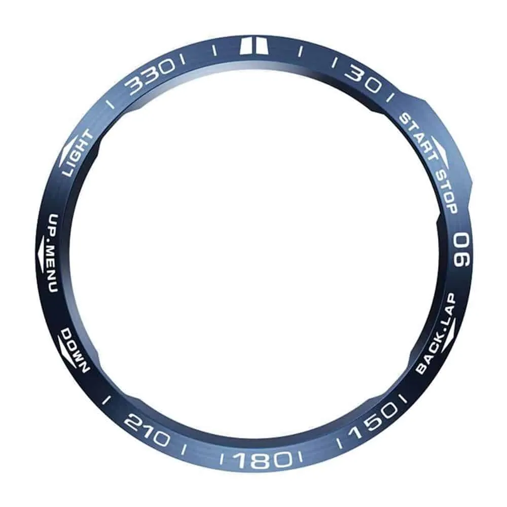 Garmin Fenix 6X/6X Pro stainless-steel watch bezel - Blue
