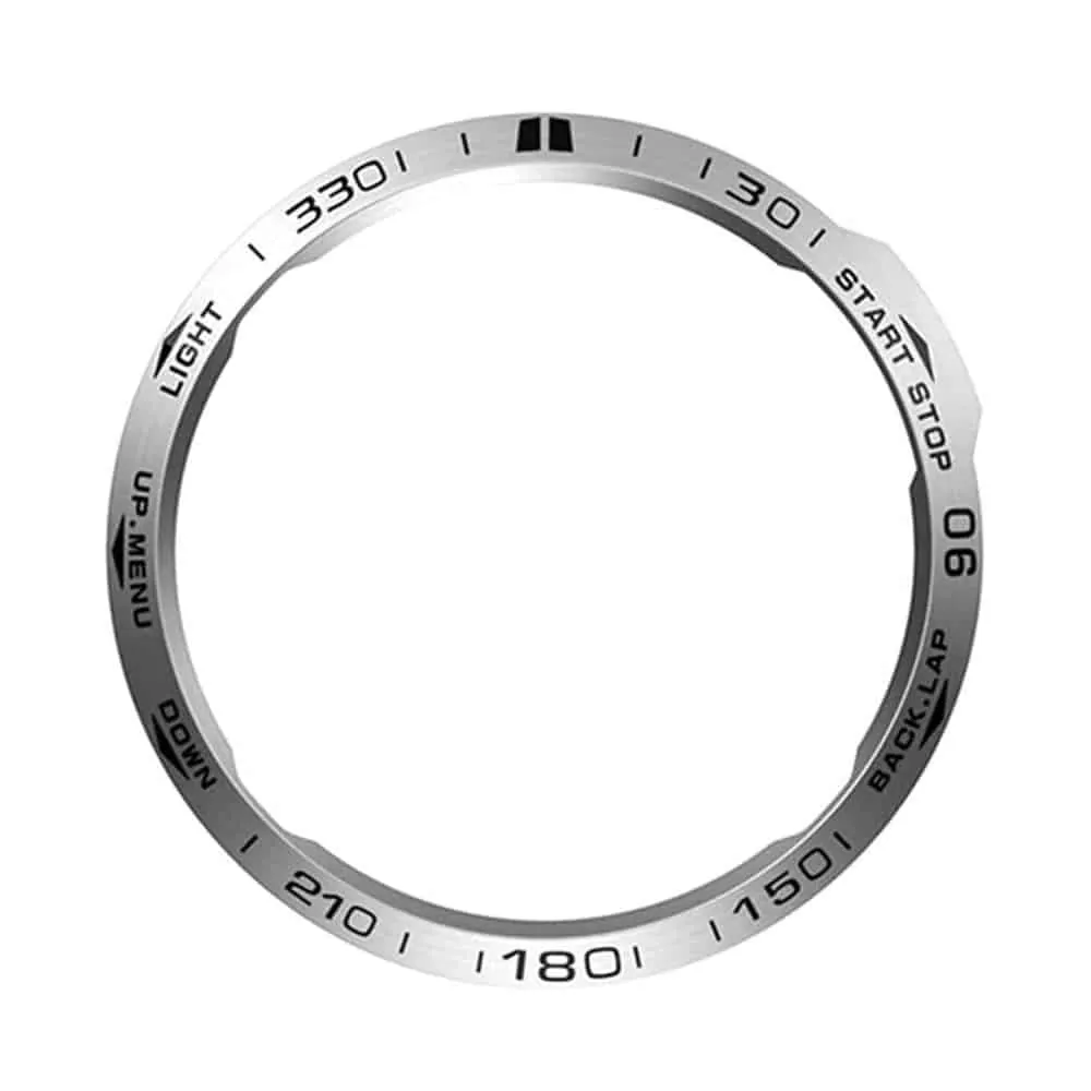 Protective Stainless Steel Bezel for Garmin Fenix 6 - Silver