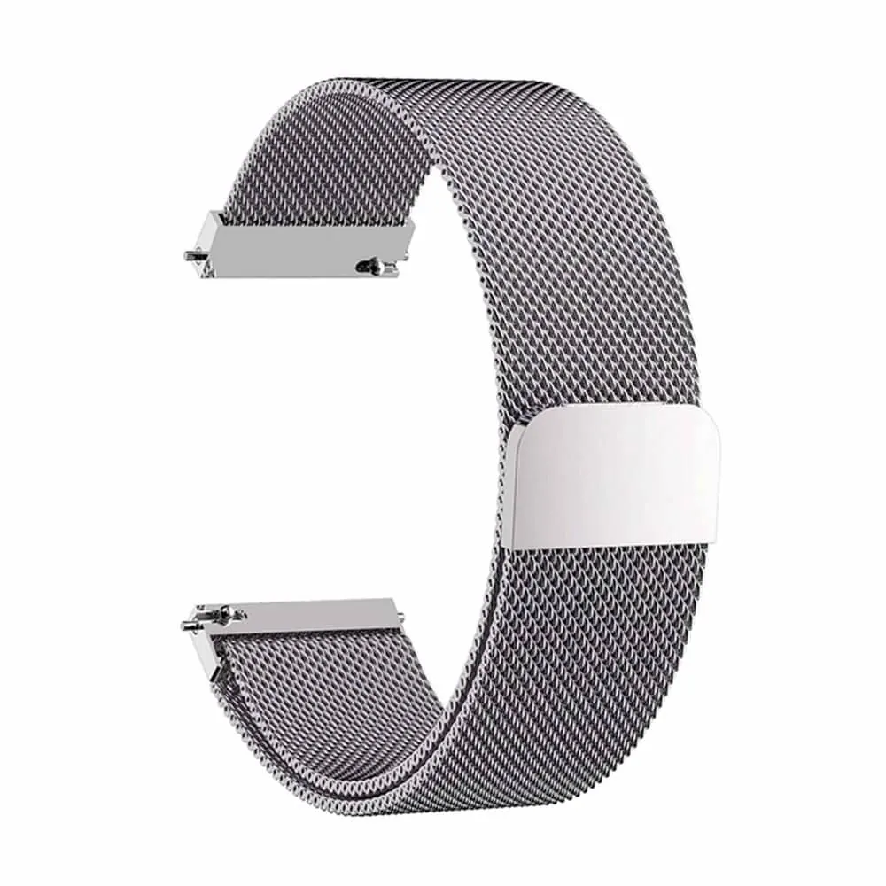 Suunto 9/9 Baro/Suunto7/ D5 Watch 24mm Replacement Band- Silver