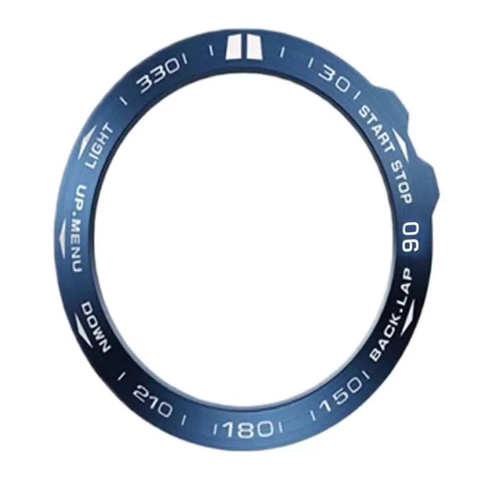 Garmin Fenix 5X stainless-steel watch bezel - Blue