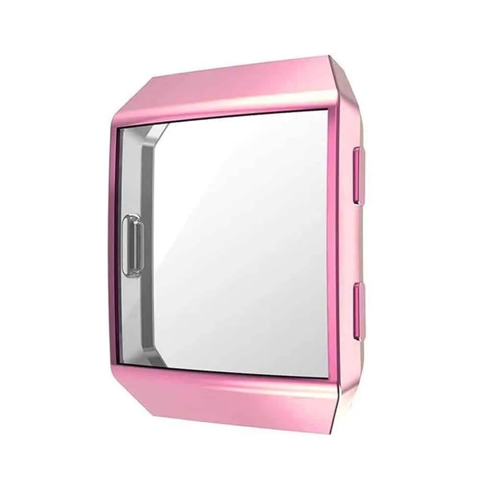 Fitbit ionic plating TPU case (full protective )Pink