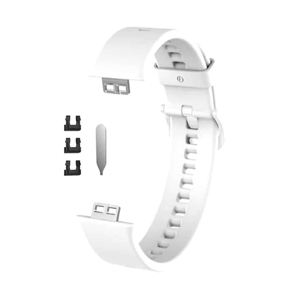 Huawei Watch Fit/Fit Elegant silicone strap - White