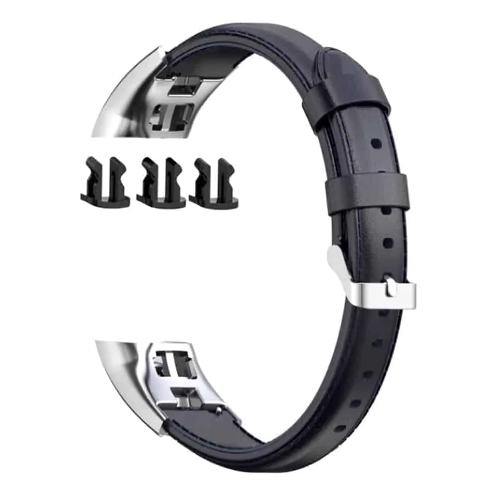 Huawei Honor Band 4/5 leather strap - Black