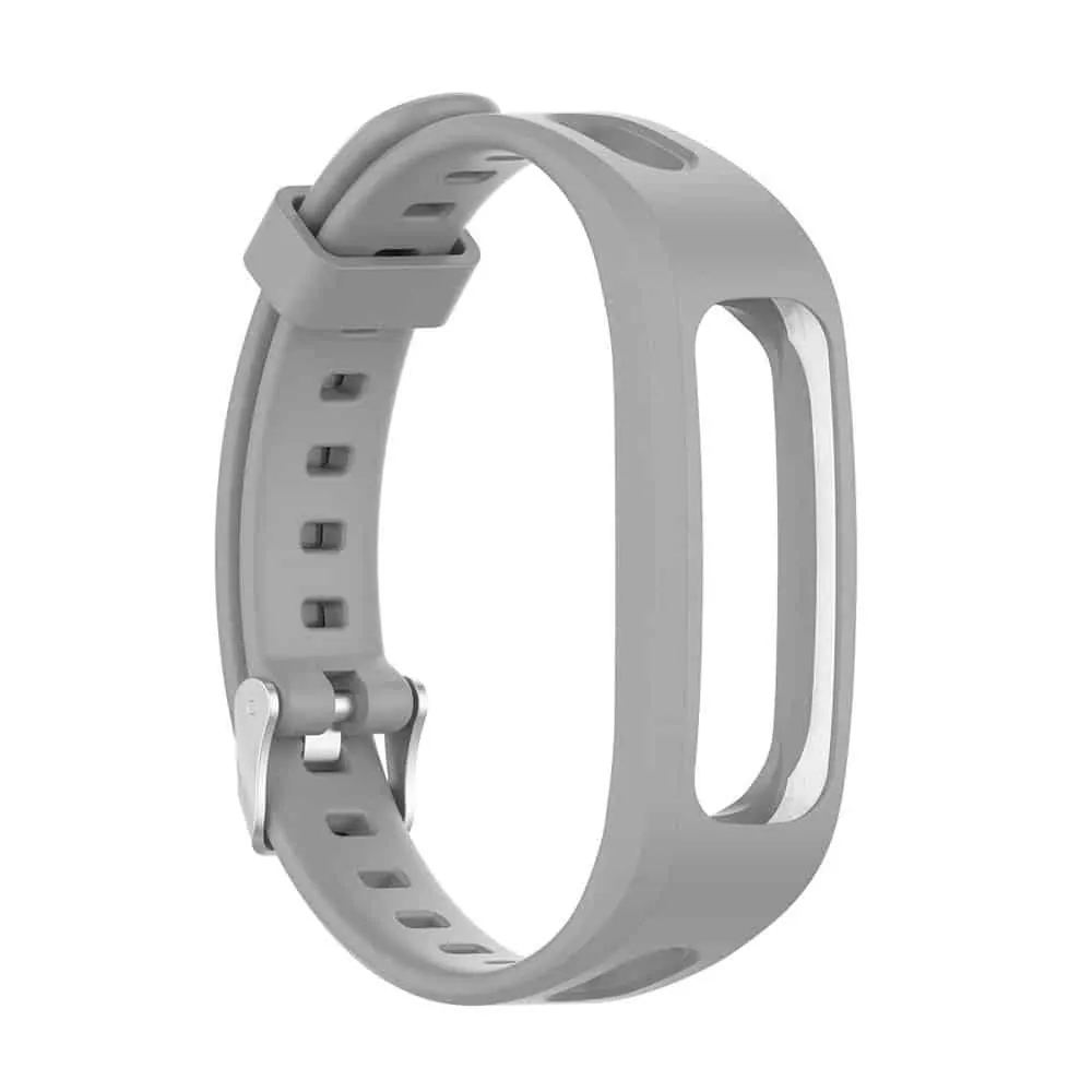 Silicone Strap for Huawei Band 3E - Silver