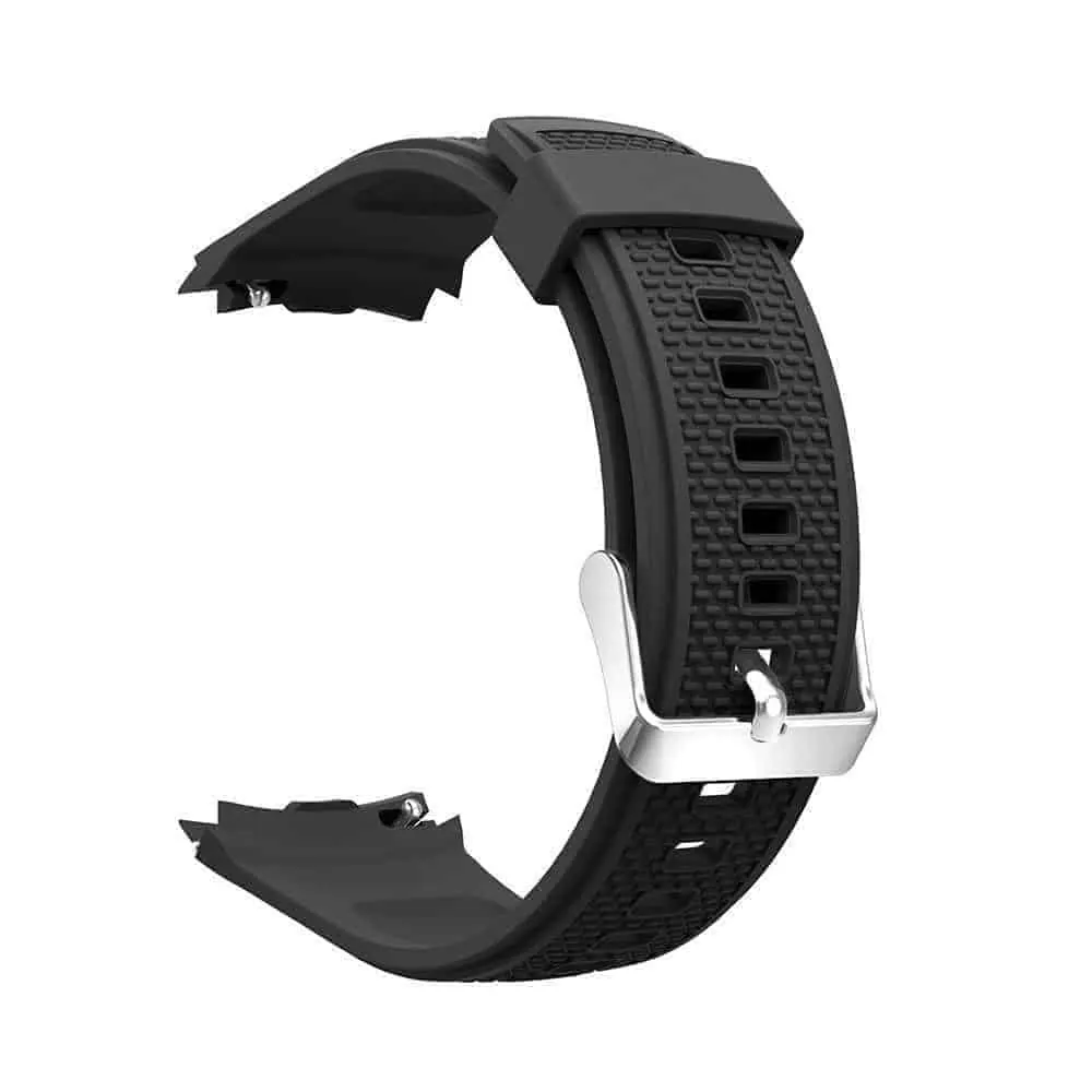 Silicone Watch band for Huawei Watch 2 Black