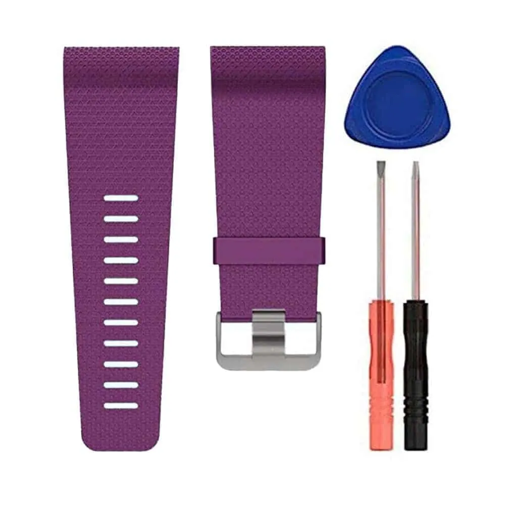 Silicone Strap for Fitbit Surge (M/L) - Purple