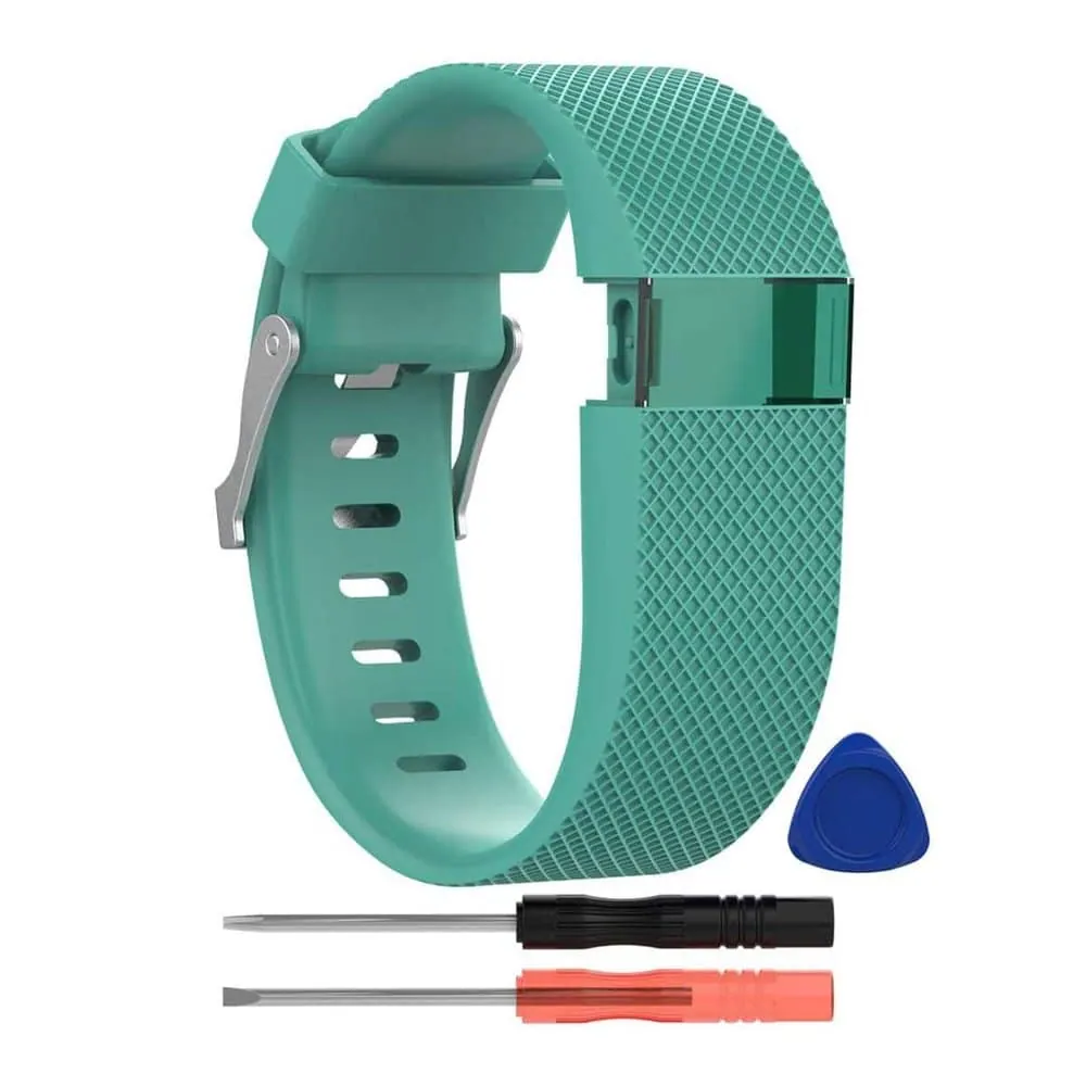 Silicone Strap for Fitbit Charge HR (M/L) - Frost Blue