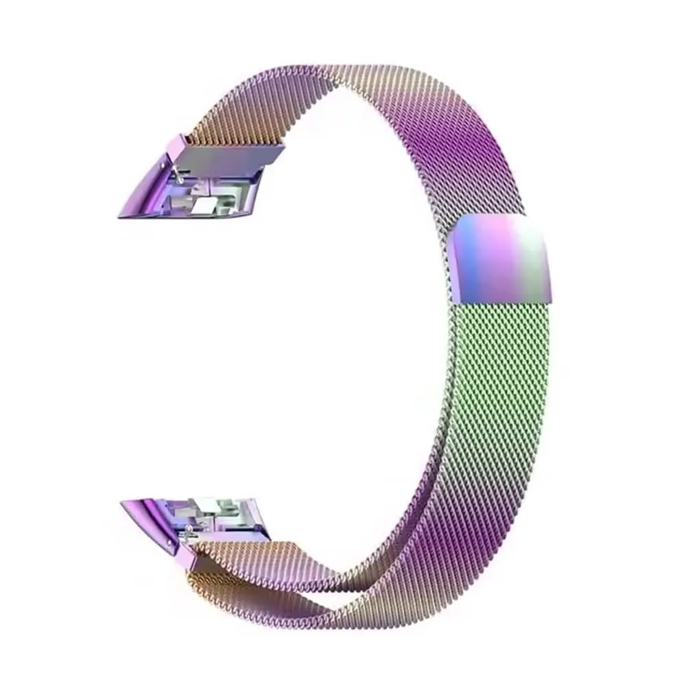Stainless Steel Milanese Strap for Fitbit Alta - Colourful - S-M