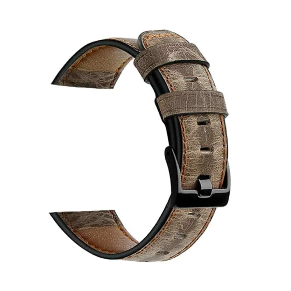 22mm PinFit Leather Strap - Brown