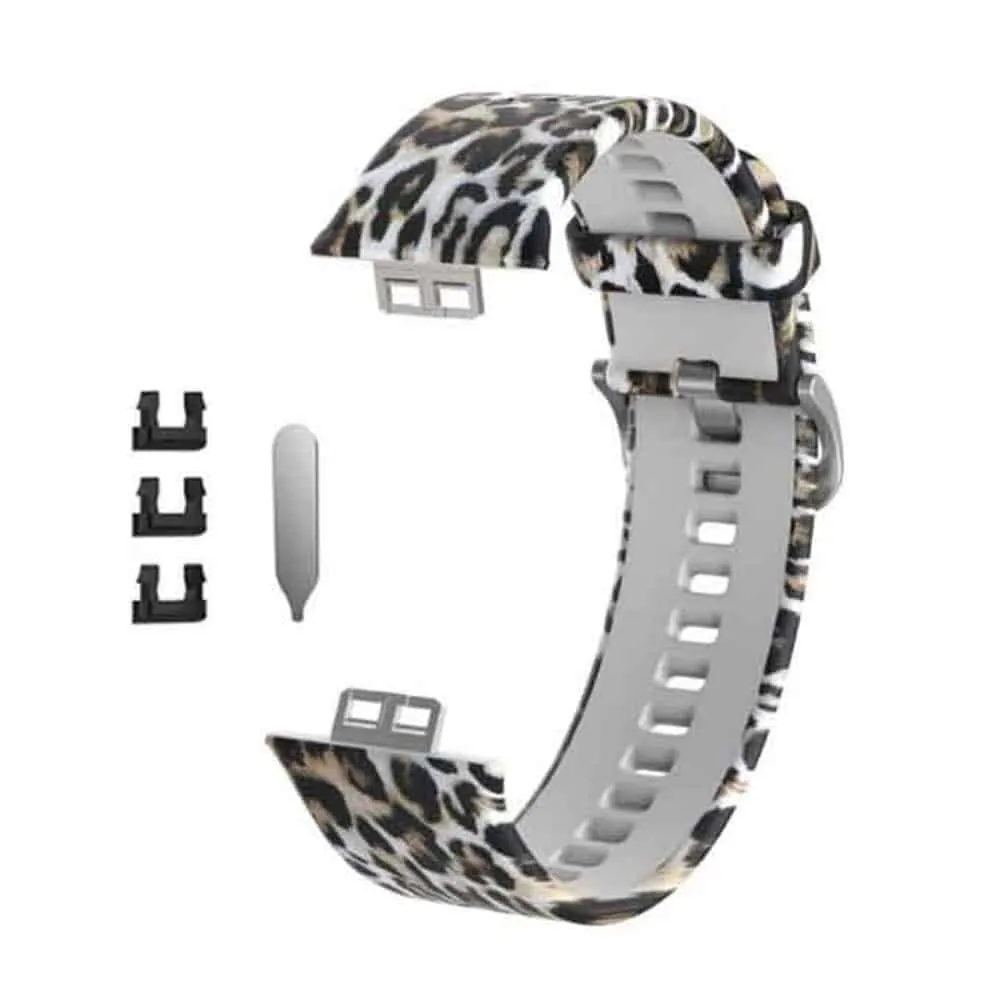 Silicone Band for Huawei Watch Fit - leopard