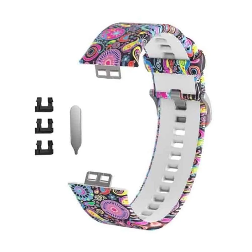 Silicone Band for Huawei Watch Fit - Peacock