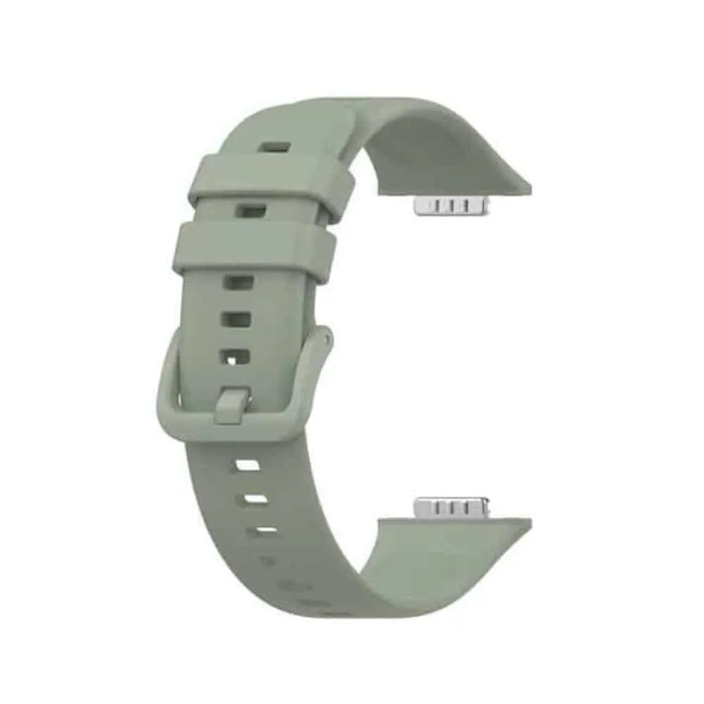 Silicone strap for huawei fit 2/huawei watch fit2 active/huawei watch fit2 classic/huawei watch fit2 Elegant - Olive Green