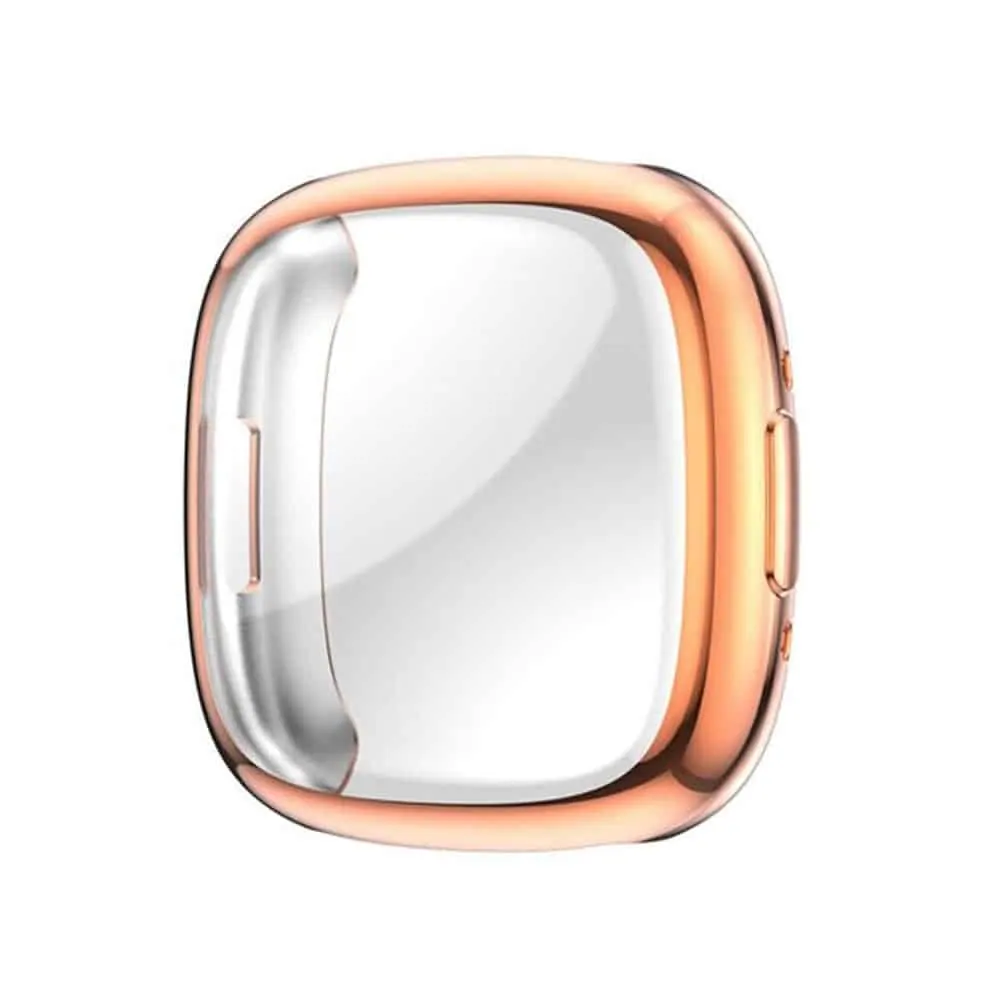 TPU Case for fitbit Versa 4 - Rose Gold