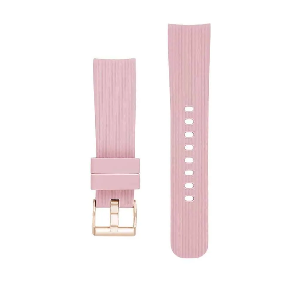 20mm PinFit Silicone Strap - Pink, S/M