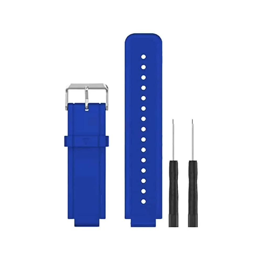 20mm PinFit Silicone Strap - Blue