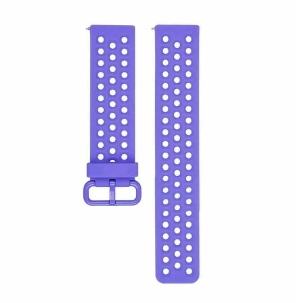Silicone Strap for Fitbit Versa/Versa 2 (M/L) - Purple