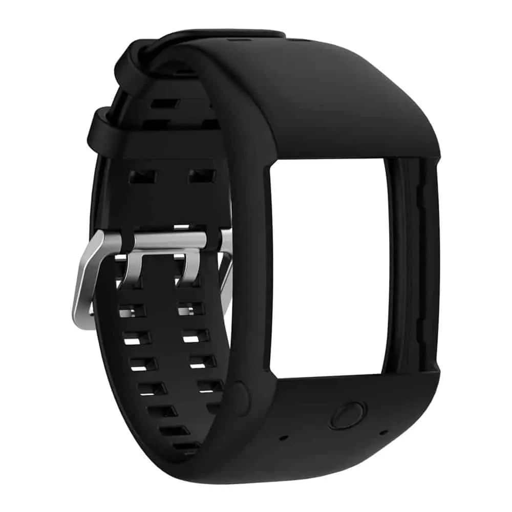 Polar M600 replacement silicone strap - Black