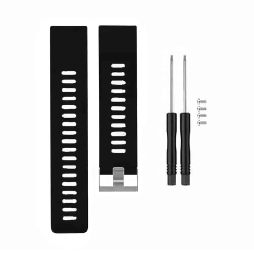 Silicone Strap for Garmin Vivoactive HR - Black
