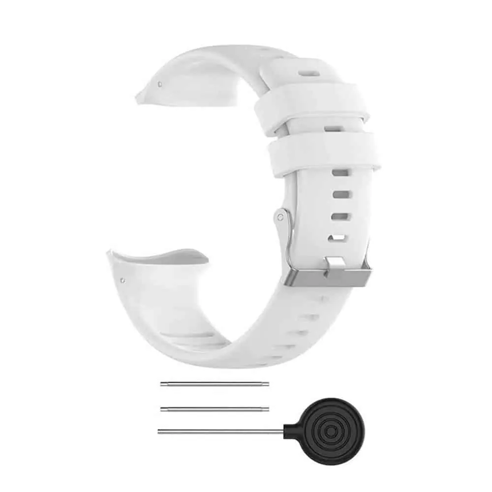 Polar Vantage V replacment silicone strap - White