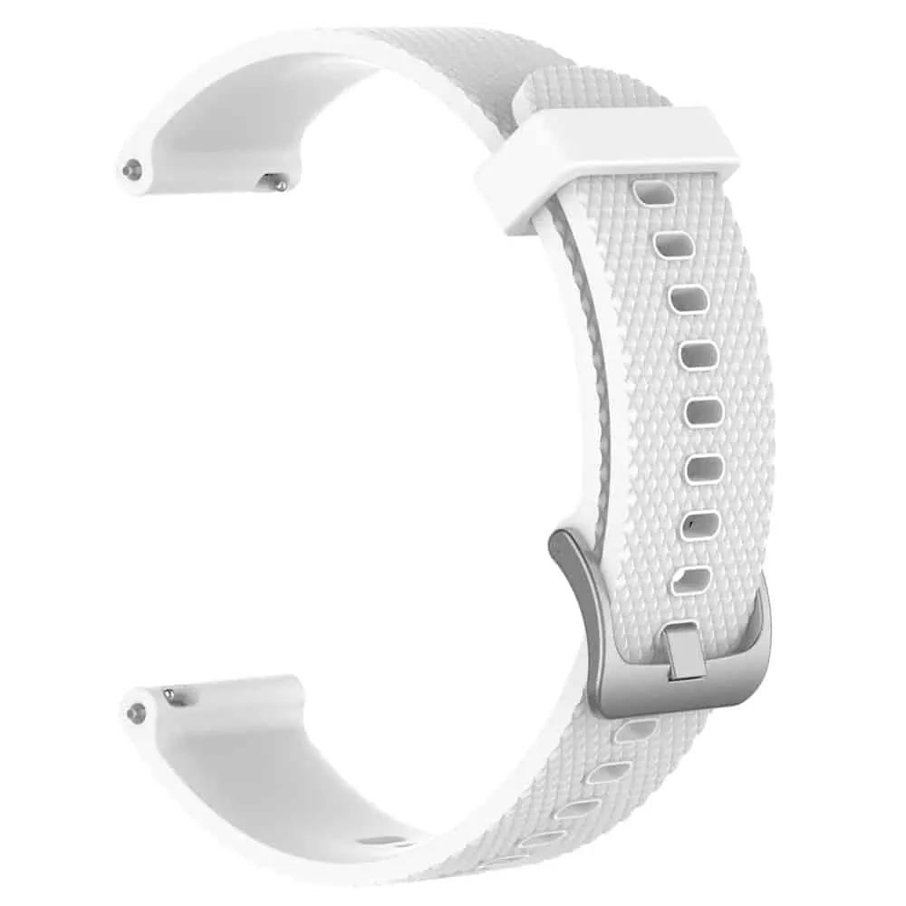 Polar Vantage M replacement silicone strap - White (M-L)