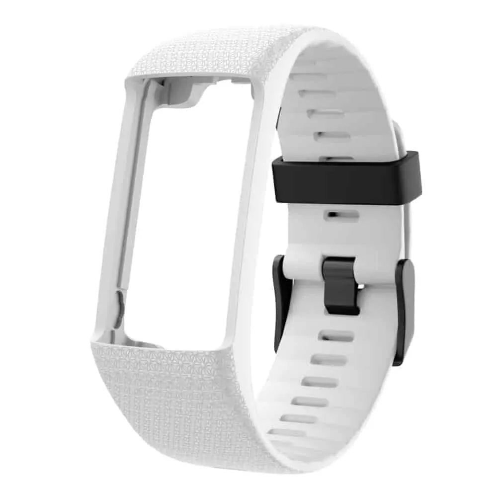 Silicone Strap for Polar A360/A370 - White