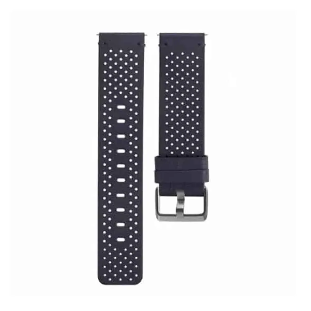 Fitbit Versa 2 replacement leather strap - Navy