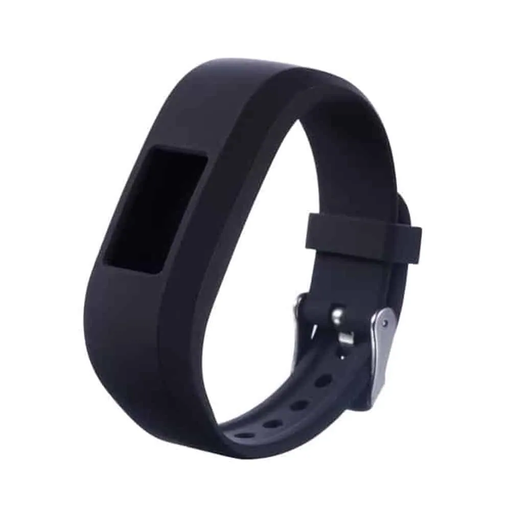 Silicone Strap for Garmin Vivofit 4 (M/L) - Black
