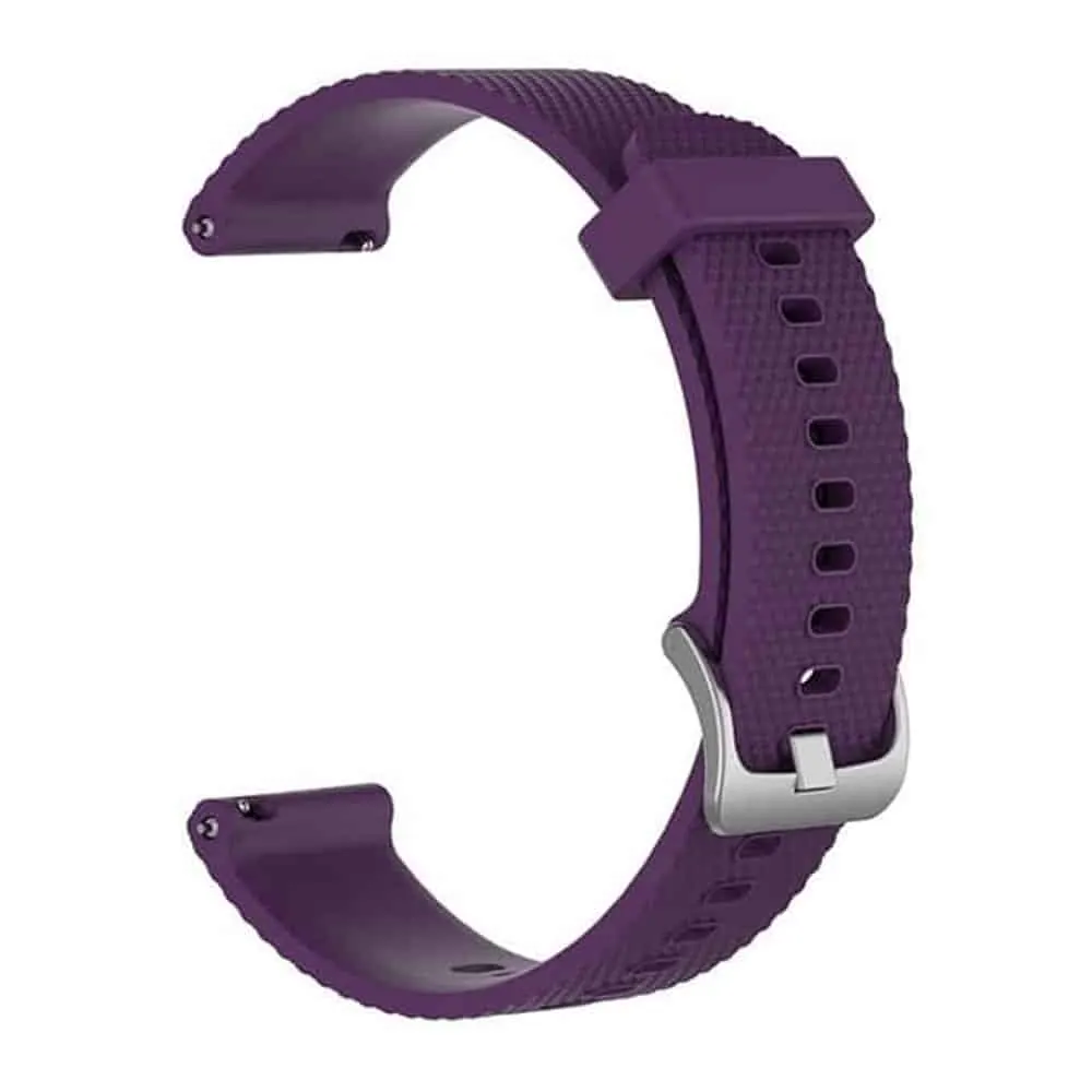 18mm Quick Release Silicone Strap - Purple
